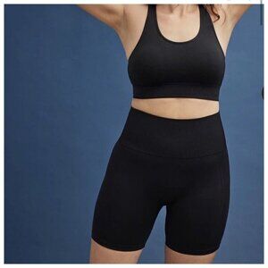 THIRD LOVE Black Seamless Flex Shorts 6” Inseam High Rise Size 3X New